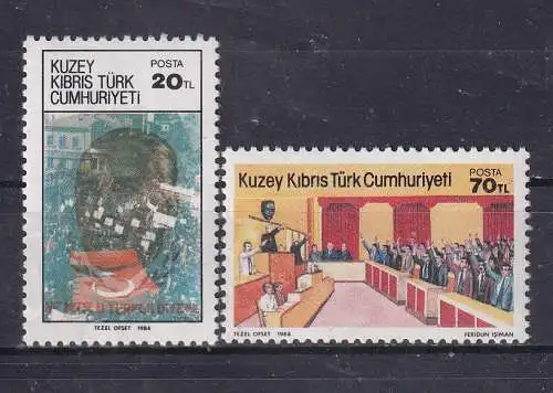 Türkisch-Zypern  Nr 153/54 Postfrisch / **