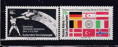 Türkisch-Zypern  Nr 156/57 Postfrisch / **