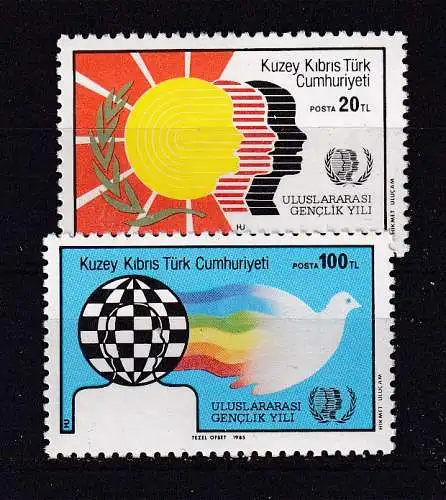 Türkisch-Zypern  Nr 172/73 Postfrisch / **
