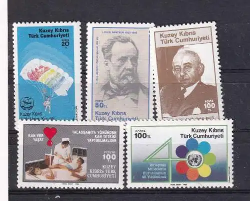 Türkisch-Zypern  Nr 174/78 Postfrisch / **