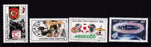 Türkisch-Zypern  Nr 188/91 Postfrisch / **