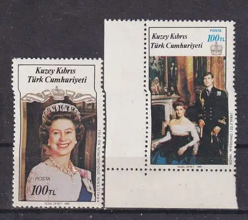 Türkisch-Zypern  Nr 195/96 Postfrisch / **