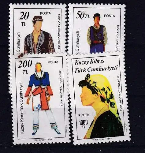 Türkisch-Zypern  Nr 207/10 Postfrisch / **