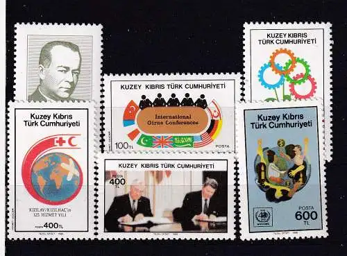 Türkisch-Zypern  Nr 235/40 Postfrisch / **