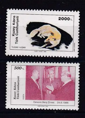 Türkisch-Zypern  Nr 251+55 Postfrisch / **