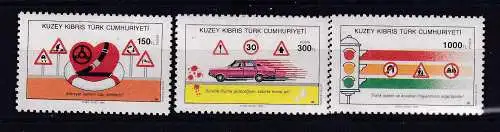 Türkisch-Zypern  Nr 286/88 Postfrisch / **