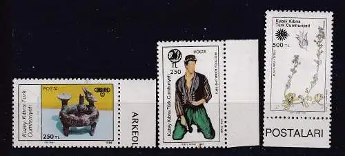 Türkisch-Zypern  Nr 298/300 Postfrisch / **