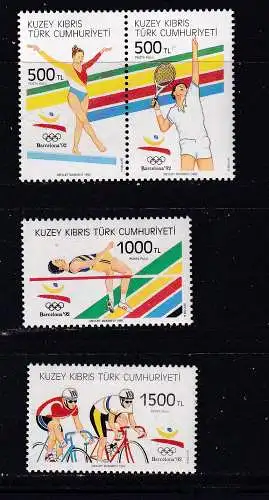 Türkisch-Zypern  Nr 336/39 Postfrisch / **