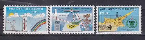 Türkisch-Zypern  Nr 344/46 Postfrisch / **