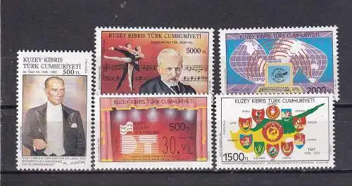 Türkisch-Zypern  Nr 365/69 Postfrisch / **