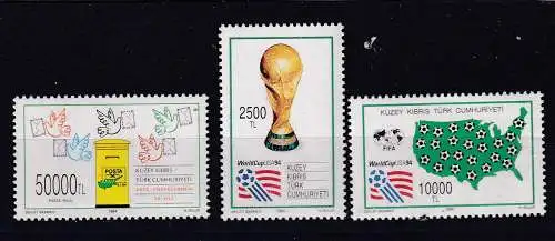 Türkisch-Zypern  Nr 375/77 Postfrisch / **