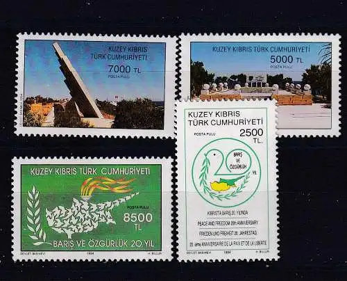 Türkisch-Zypern  Nr 378/81 Postfrisch / **
