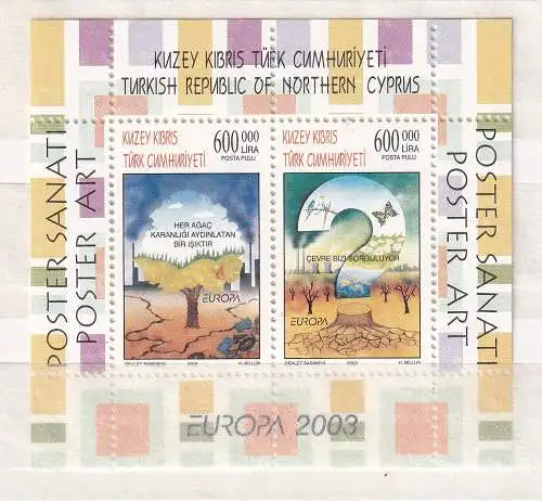 Türkisch-Zypern  Nr Block 21 Postfrisch / **