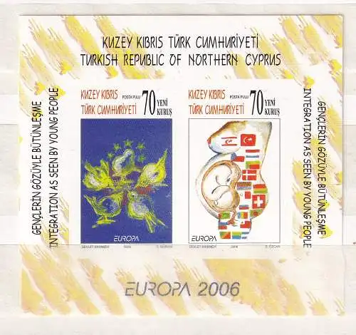 Türkisch-Zypern  Nr Block 25 B Postfrisch / **