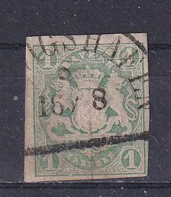 Altdeutschland Bayern  Nr 14 Gestempelt (Posten)