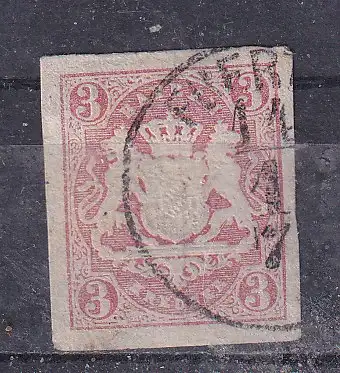 Altdeutschland Bayern  Nr 15 Gestempelt (Posten)