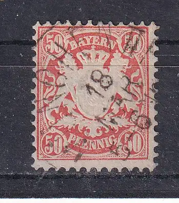 Altdeutschland Bayern  Nr 59 Gestempelt (Posten)