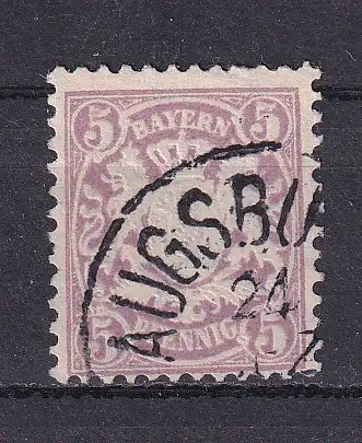 Altdeutschland Bayern  Nr 45 Gestempelt (Posten)