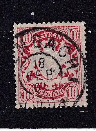 Altdeutschland Bayern  Nr 56 Gestempelt (Posten)