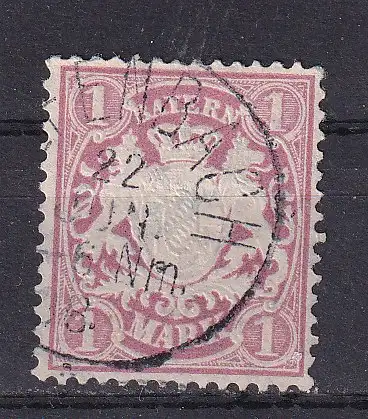 Altdeutschland Bayern  Nr 53 Gestempelt (Posten)