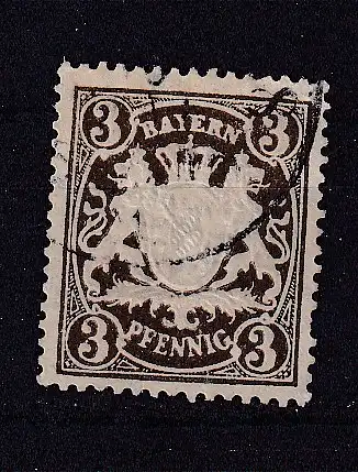 Altdeutschland Bayern  Nr 53 Gestempelt (Posten)