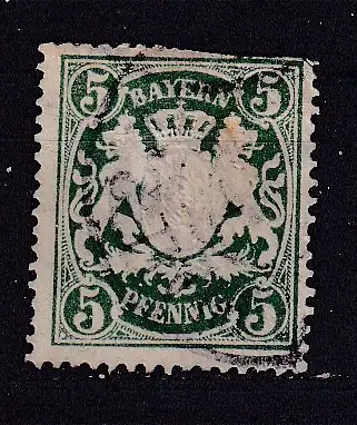 Altdeutschland Bayern  Nr 55 Gestempelt (Posten)