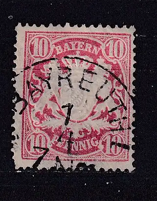 Altdeutschland Bayern  Nr 56 Gestempelt (Posten)