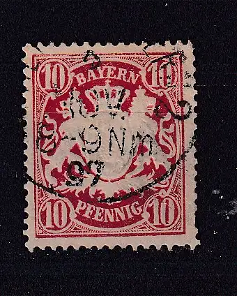 Altdeutschland Bayern  Nr 56 Gestempelt (Posten)