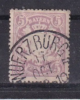 Altdeutschland Bayern  Nr 61 Gestempelt (Posten)