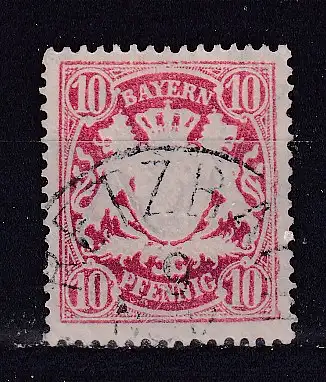 Altdeutschland Bayern  Nr 56 Gestempelt (Posten)