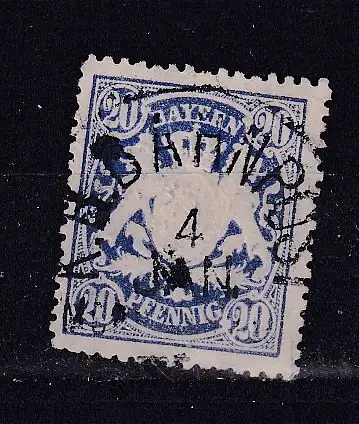 Altdeutschland Bayern  Nr 57 Gestempelt (Posten)