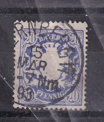 Altdeutschland Bayern  Nr 57 Gestempelt (Posten)