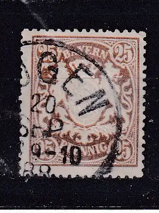 Altdeutschland Bayern  Nr 62 Gestempelt (Posten)