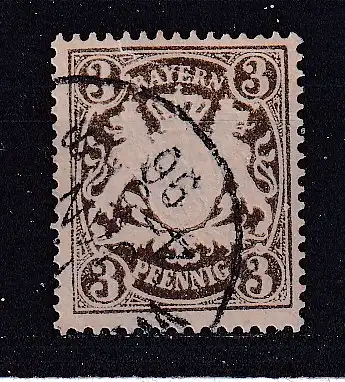 Altdeutschland Bayern  Nr 54 Gestempelt (Posten)