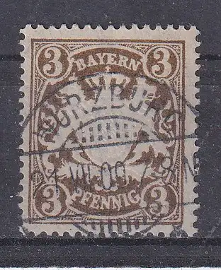 Altdeutschland Bayern  Nr 54 Gestempelt (Posten)