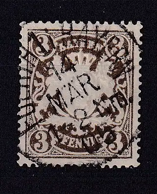 Altdeutschland Bayern  Nr 54 Gestempelt (Posten)