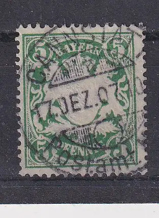 Altdeutschland Bayern  Nr 61 Gestempelt (Posten)