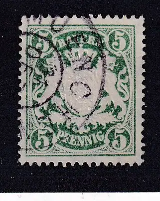 Altdeutschland Bayern  Nr 61 Gestempelt (Posten)