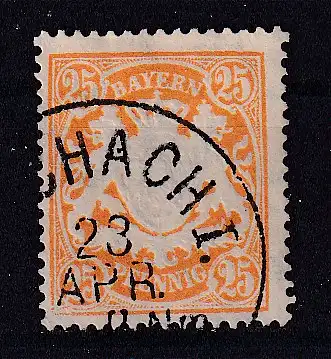 Altdeutschland Bayern  Nr 62 Gestempelt (Posten)