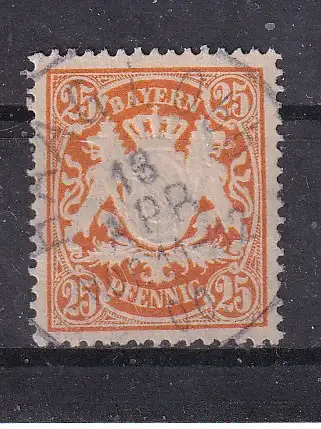 Altdeutschland Bayern  Nr 62 Gestempelt (Posten)