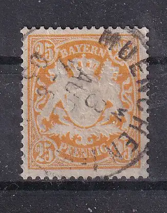 Altdeutschland Bayern  Nr 62 Gestempelt (Posten)