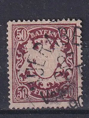 Altdeutschland Bayern  Nr 63 Gestempelt (Posten)