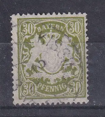 Altdeutschland Bayern  Nr 65 Gestempelt (Posten)
