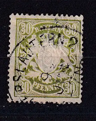 Altdeutschland Bayern  Nr 66 Gestempelt (Posten)