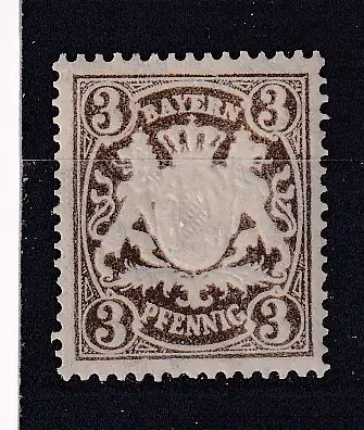 Altdeutschland Bayern  Nr 60 Falz / Gummimängel / *