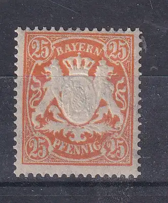 Altdeutschland Bayern  Nr 62 Falz / Gummimängel / *