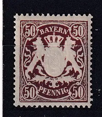 Altdeutschland Bayern  Nr 63 Falz / Gummimängel / *