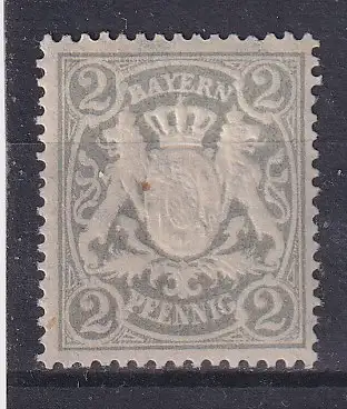 Altdeutschland Bayern  Nr 65 Falz / Gummimängel / *