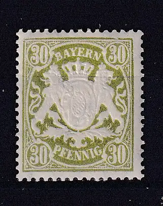 Altdeutschland Bayern  Nr 66 Falz / Gummimängel / *