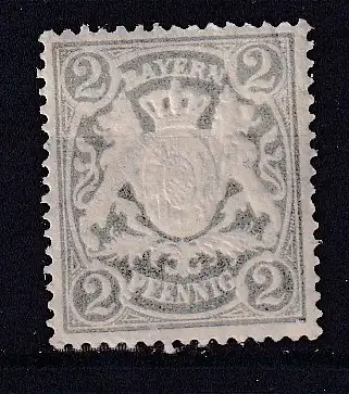 Altdeutschland Bayern  Nr 65 Falz / Gummimängel / *